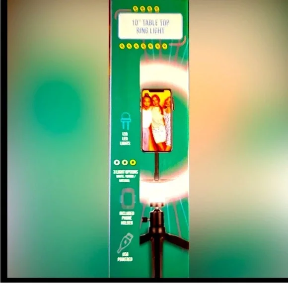 Microphone, Karaoke & Ring Light with Phone Holder Sets NWT​​ - Picture 2 of 2